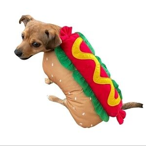 Hotdog Pet Costume Size Medium